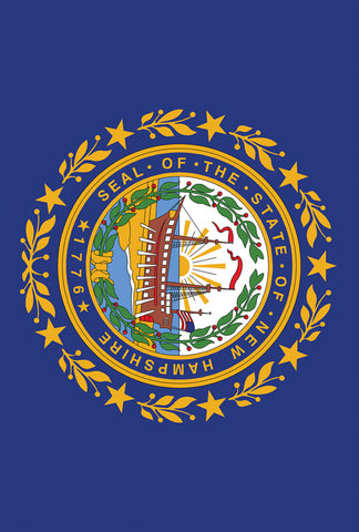 New Hampshire State Flag Garden Flag Image