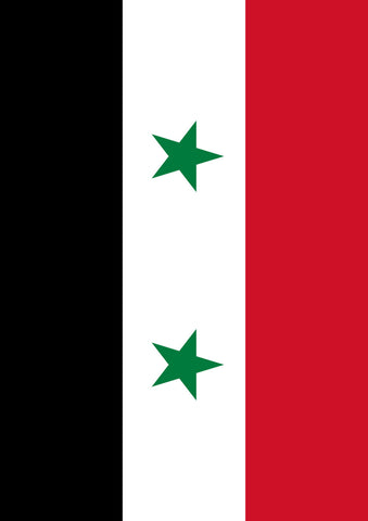 Flag of Syria House Flag Image