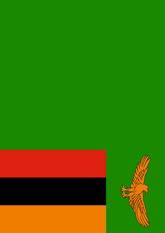 Flag of Zambia House Flag Image