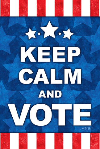 Keep Calm and Vote House Flag Image