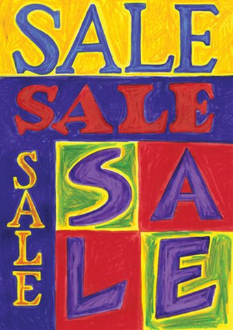 Sale Block Double Sided House Flag Image
