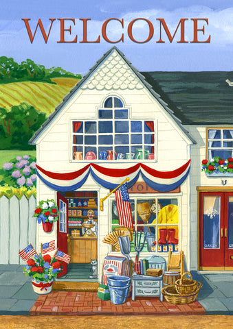 Americana General Store House Flag Image