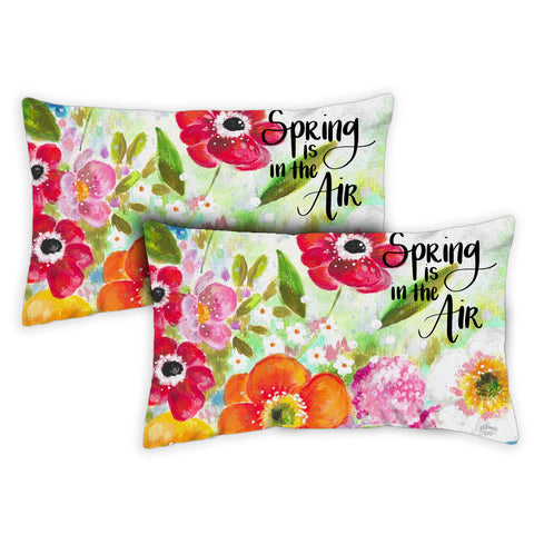 Spring Is In The Air 12 x 19 Inch Pillow Case Image