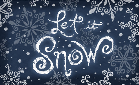Let It Snow Door Mat Image