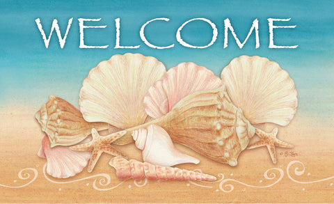 Welcome Shells Door Mat Image
