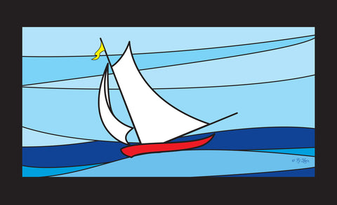 Set Sail Door Mat Image