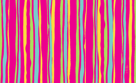 Pink Stripes Door Mat Image