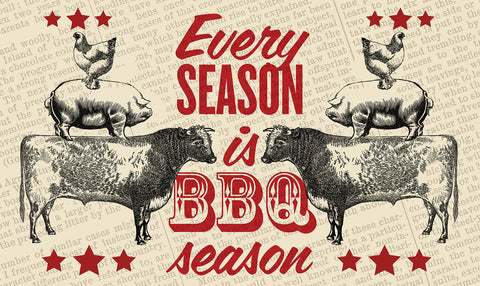 BBQ Season Door Mat Image