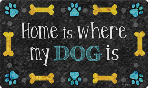 Dog Home Door Mat Image
