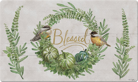Blessed Birds Door Mat Image