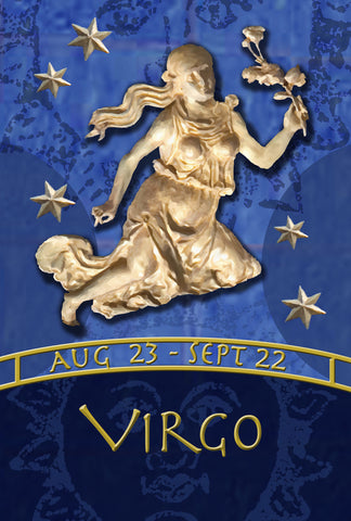 Zodiac-Virgo Garden Flag Image
