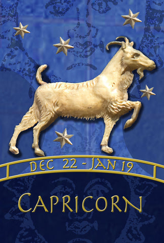 Zodiac-Capricorn Garden Flag Image