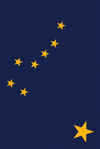 Alaska State Flag House Flag Image