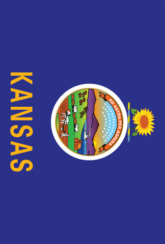 Kansas State Flag Garden Flag Image