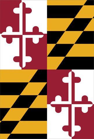 Maryland State Flag House Flag Image