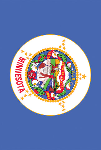 Minnesota State Flag Garden Flag Image