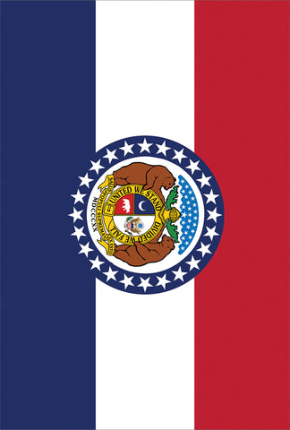 Missouri State Flag Garden Flag Image