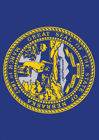 Nebraska State Flag House Flag Image