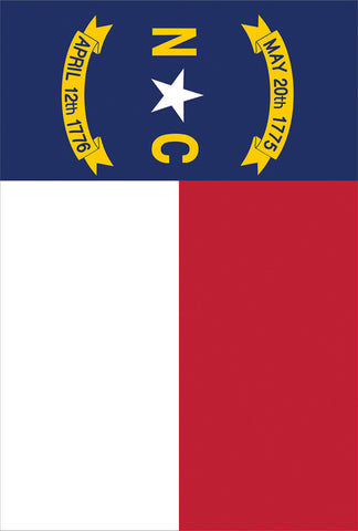 North Carolina State Flag House Flag Image