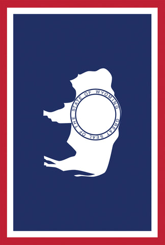 Wyoming State Flag House Flag Image