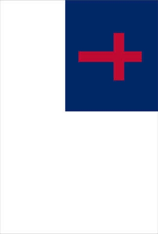 Christian Flag House Flag Image
