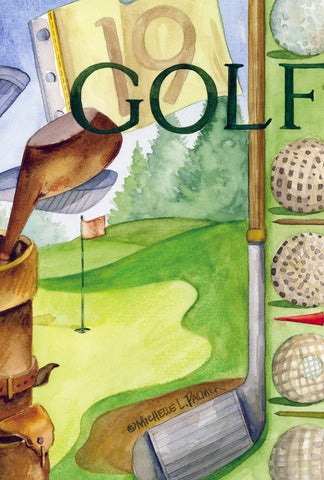 Hole in One House Flag Image