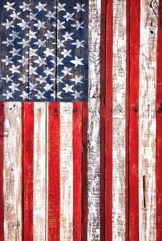 American Fence Garden Flag Image