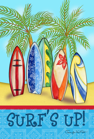 Surf's Up Garden Flag Image