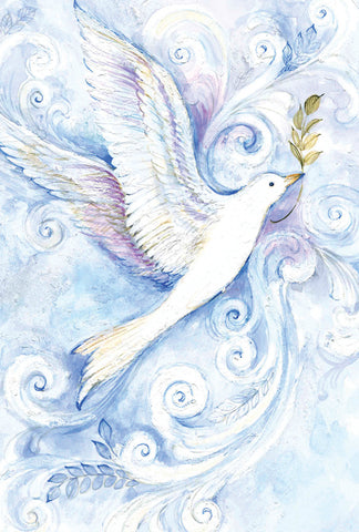 Dove of Peace Garden Flag Image