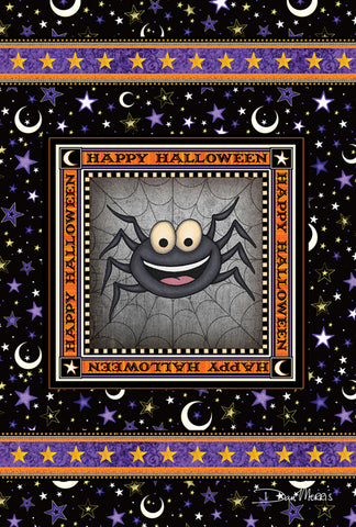 Celestial Spider Garden Flag Image