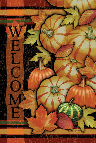 Tumbled Gourds House Flag Image