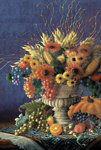 Fall Bouquet House Flag Image