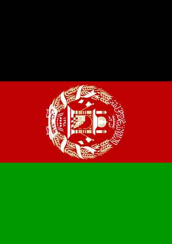 Flag of Afghanistan Garden Flag Image