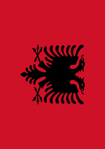Flag of Albania Garden Flag Image
