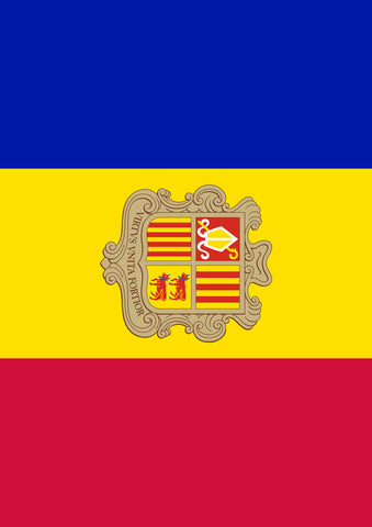 Flag of Andorra Garden Flag Image