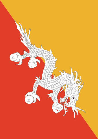 Flag of Bhutan House Flag Image