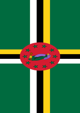 Flag of Dominica Garden Flag Image