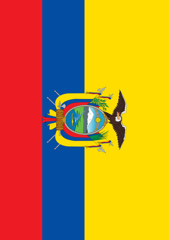 Flag of Ecuador Garden Flag Image