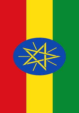 Flag of Ethiopia House Flag Image