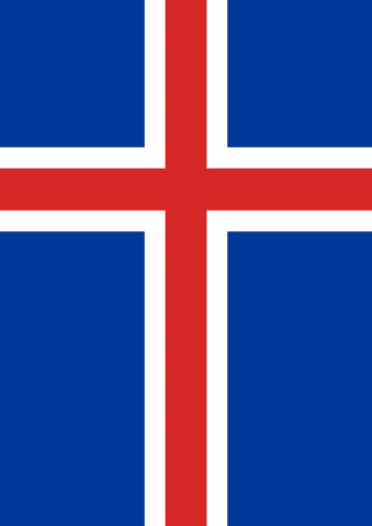 Flag of Iceland House Flag Image