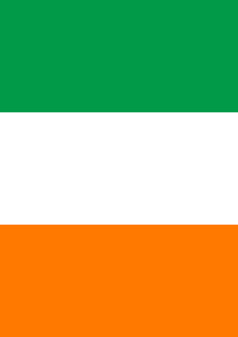 Flag of Ireland Garden Flag Image