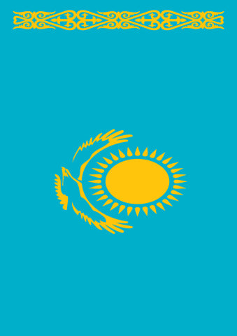 Flag of Kazakhstan House Flag Image