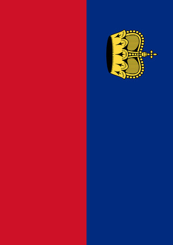 Flag of Liechtenstein House Flag Image