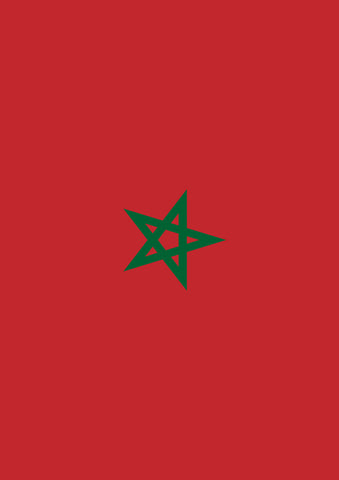 Flag of Morocco House Flag Image