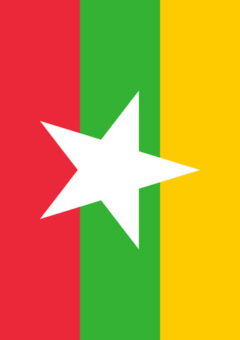 Flag of Myanmar Garden Flag Image