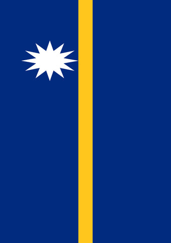 Flag of Nauru Garden Flag Image