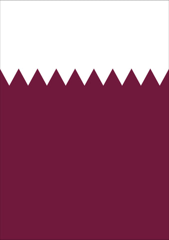Flag of Qatar Garden Flag Image
