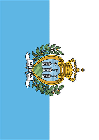 Flag of San Marino Garden Flag Image