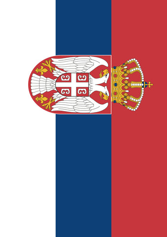 Flag of Serbia Garden Flag Image