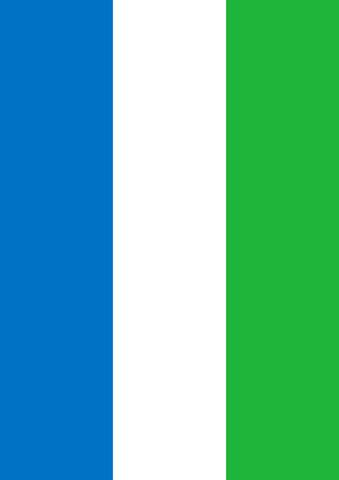 Flag of Sierra Leone Garden Flag Image